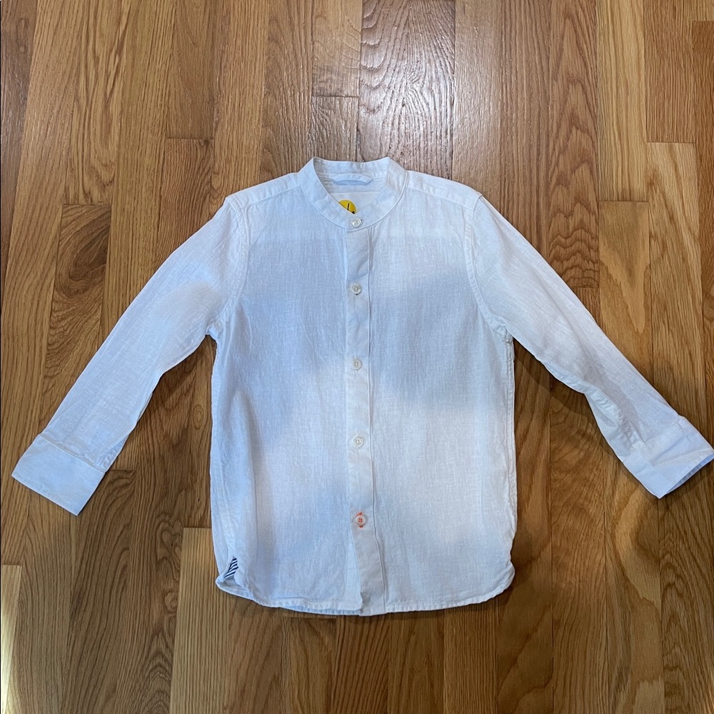 Boden White Long Sleeve Button Down Shirt
